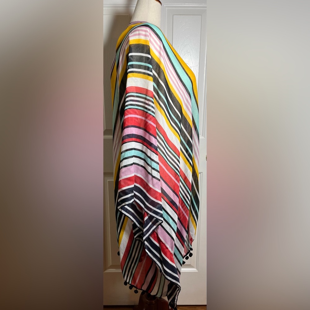 Lane Bryant Women’s Colorful Striped Cover-Up - Picture 4 of 9